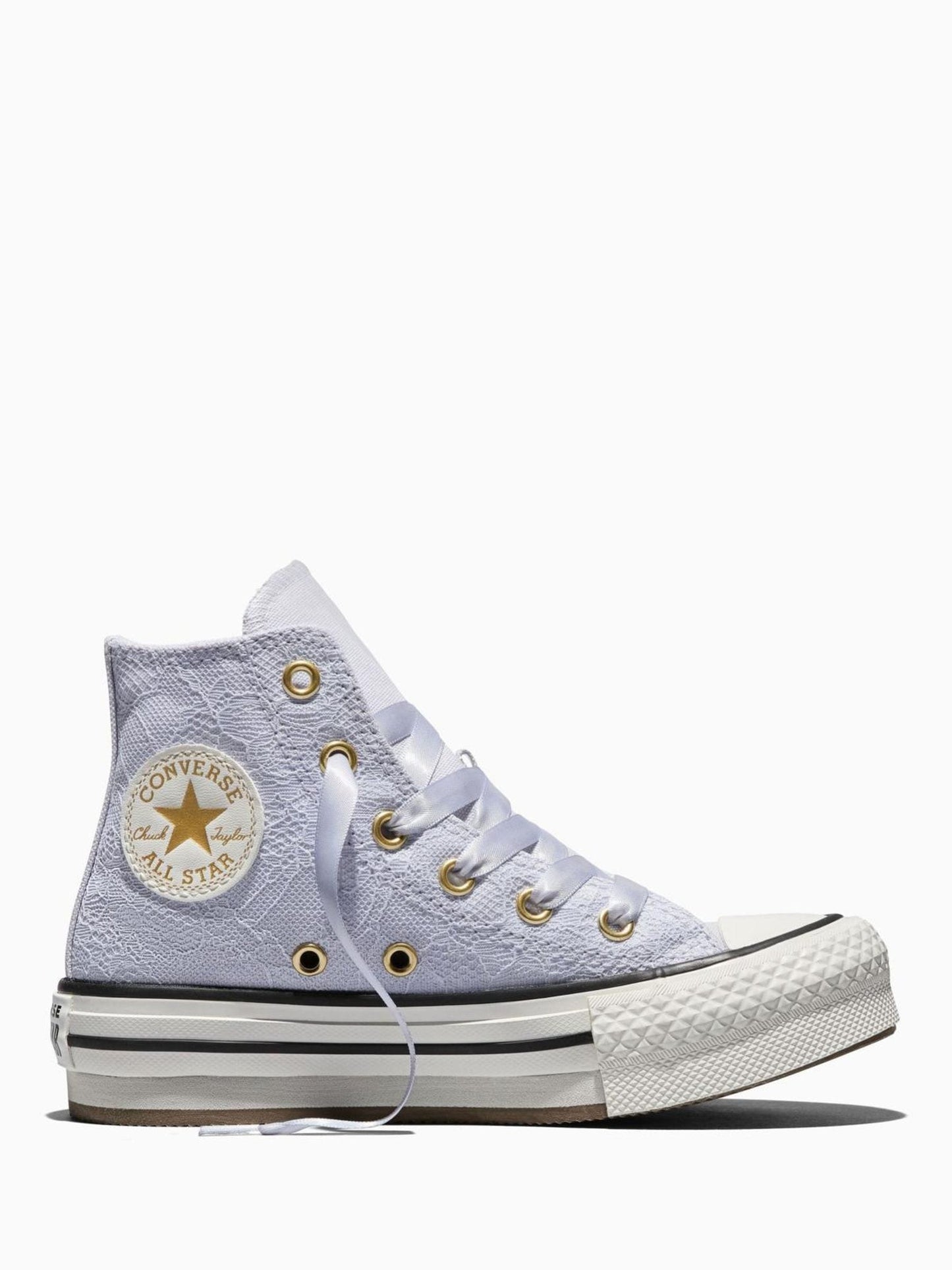 Converse Purple Chuck Taylor All Star Lift Platform Trainers image 1