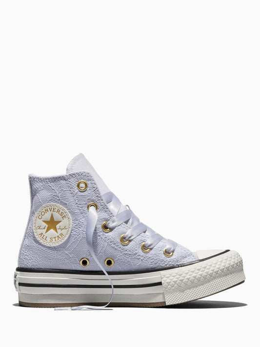 Converse Purple Chuck Taylor All Star Lift Platform Trainers image 1