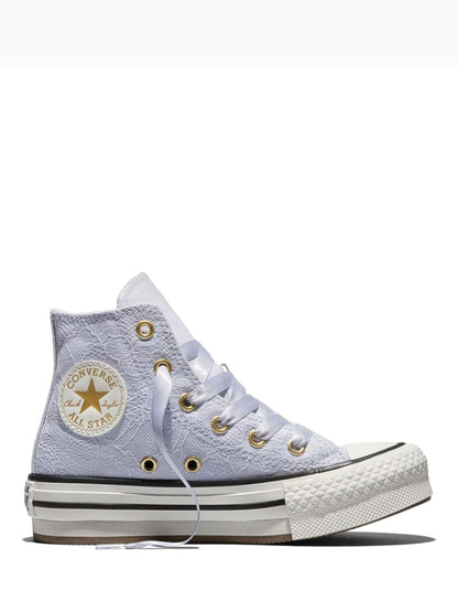 Converse Purple Chuck Taylor All Star Lift Platform Trainers image 2