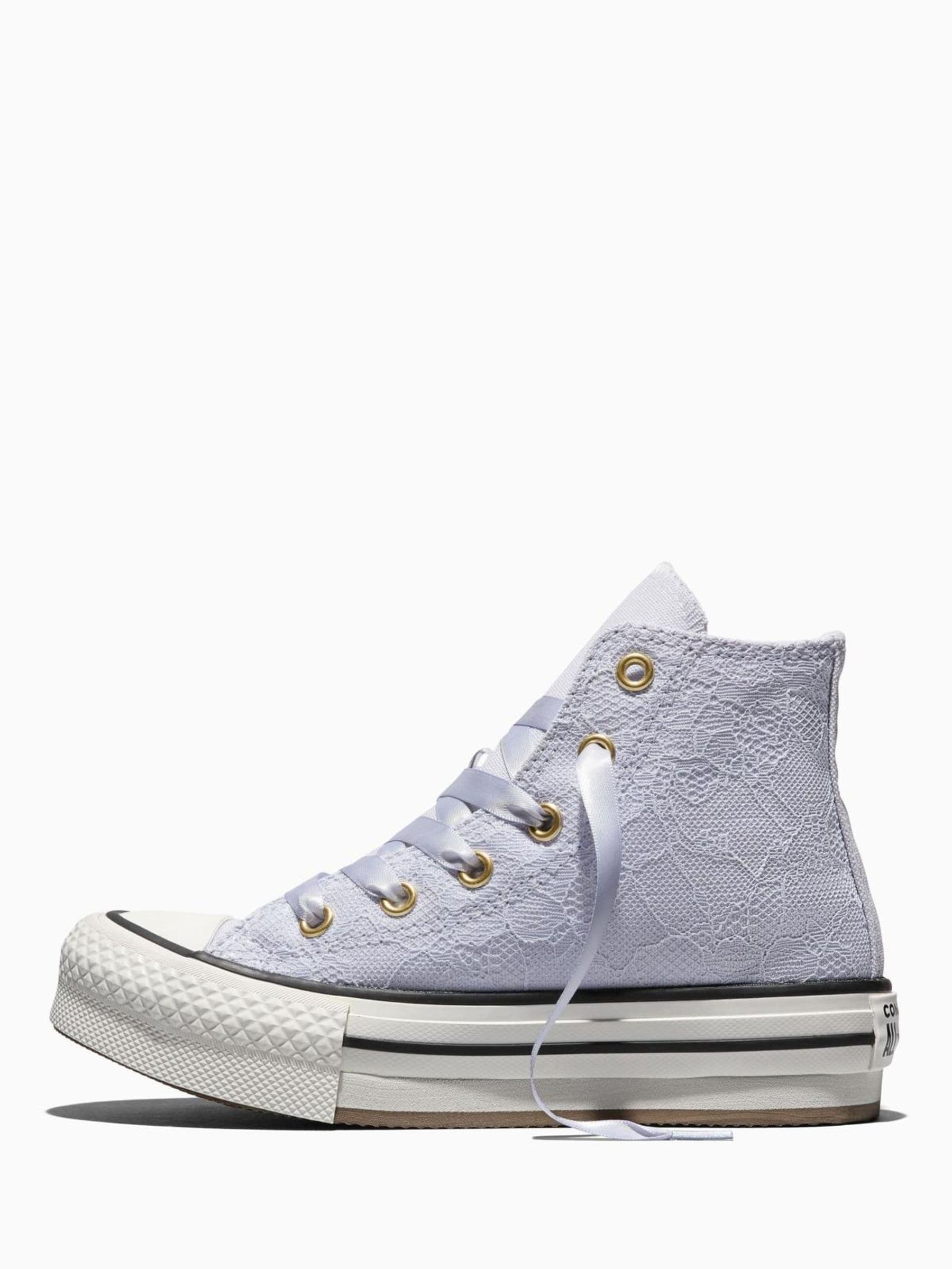Converse Purple Chuck Taylor All Star Lift Platform Trainers image 3
