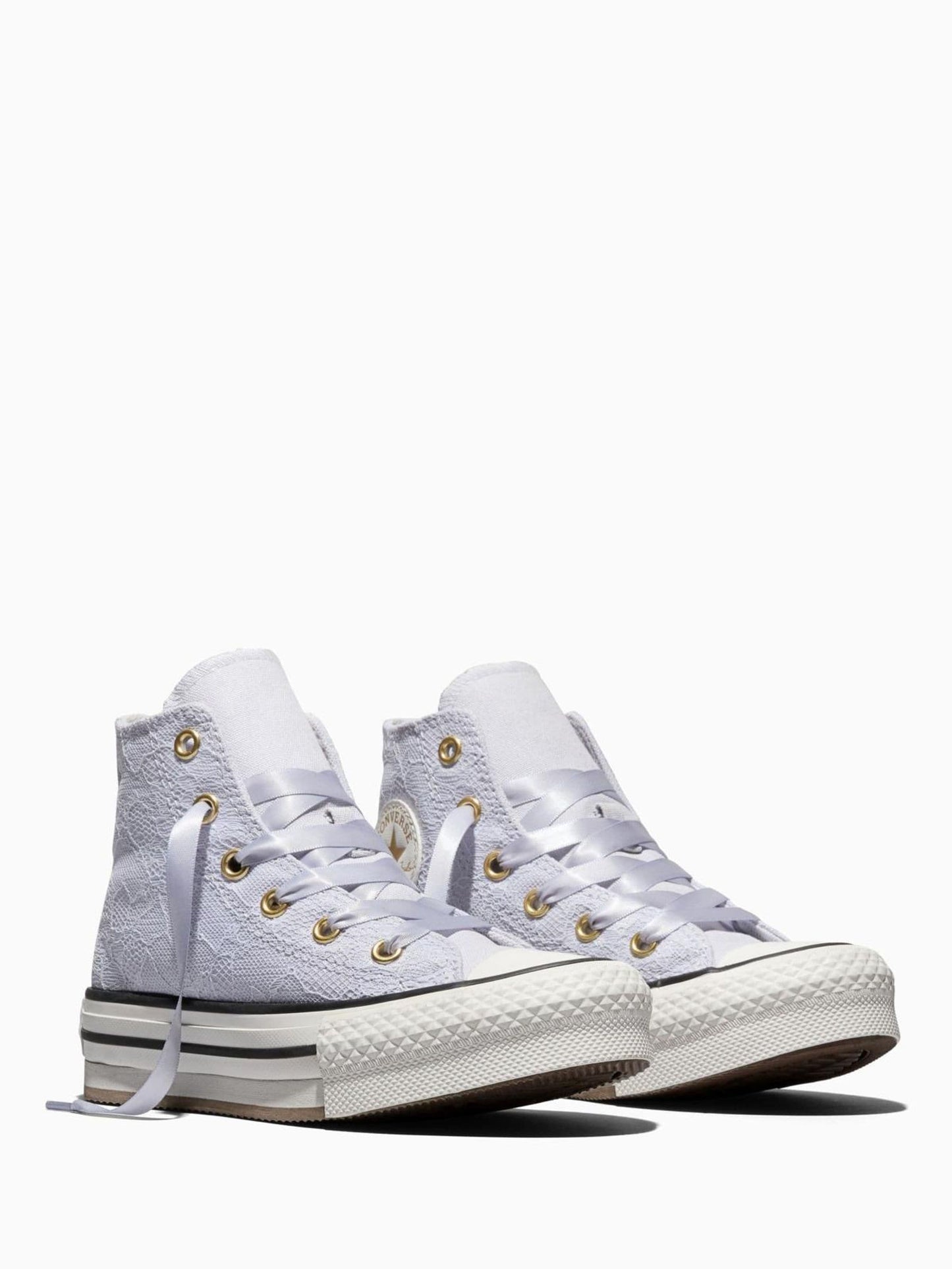 Converse Purple Chuck Taylor All Star Lift Platform Trainers image 4