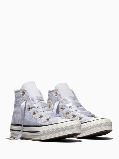 Converse Purple Chuck Taylor All Star Lift Platform Trainers image 4