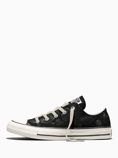 Converse Black Chuck Taylor All Star Paisley Low Trainers image 2