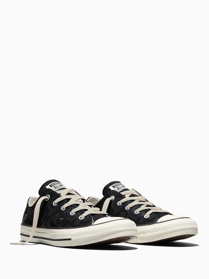 Converse Black Chuck Taylor All Star Paisley Low Trainers image 3