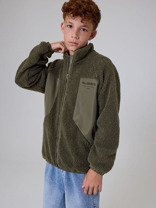 smALLSAINTS Khaki Green Underground Washed Fleece - image 1