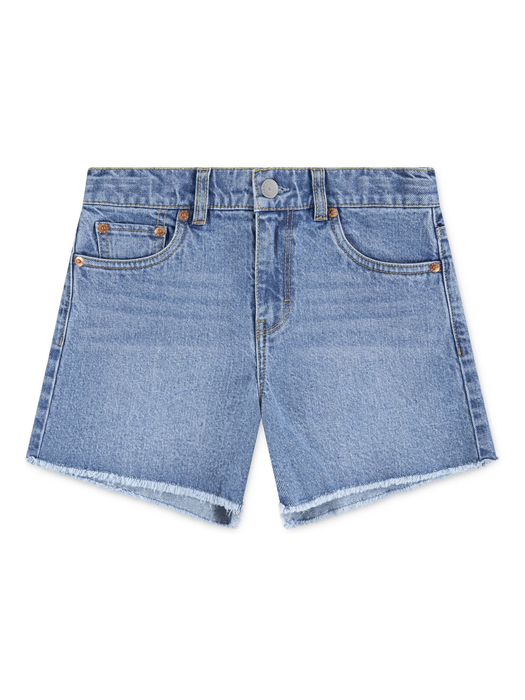 Dsiney Kidz - Levi's Dark Blue High Waisted Adjustable Denim Shorts image 1
