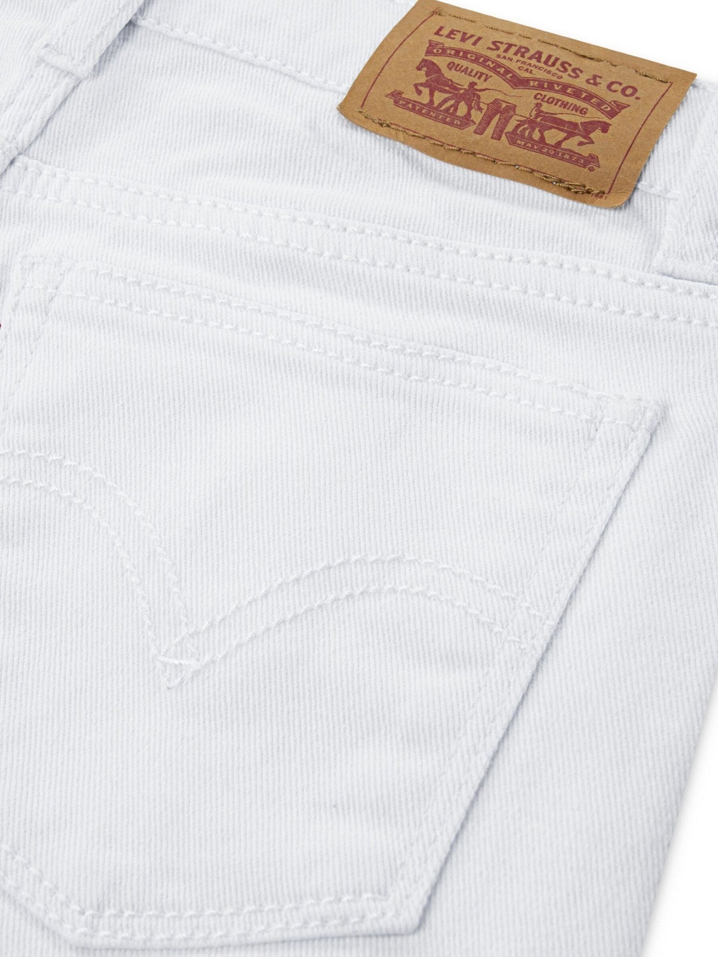 Dsiney Kidz - Levi's White Wide Leg Denim Jeans image 3