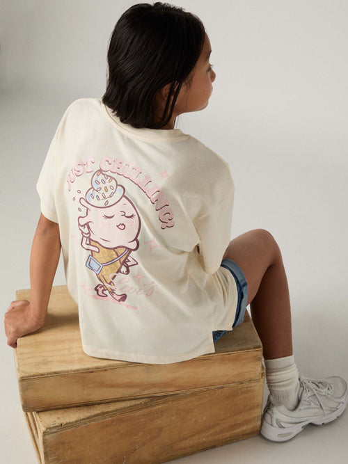 Levi's White Just Chilling Oversized Short Sleeve T-Shirt image 1