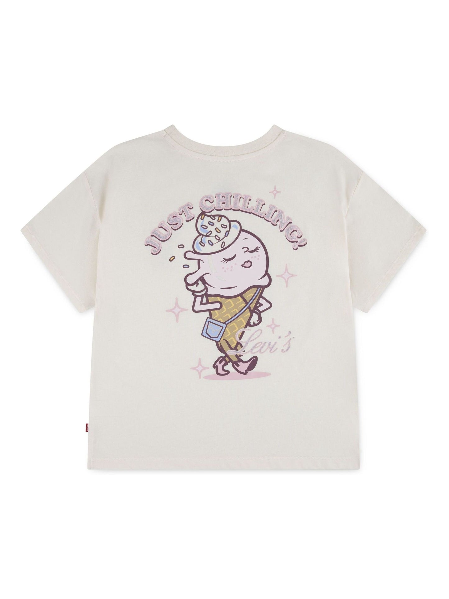 Levi's White Just Chilling Oversized Short Sleeve T-Shirt image 7