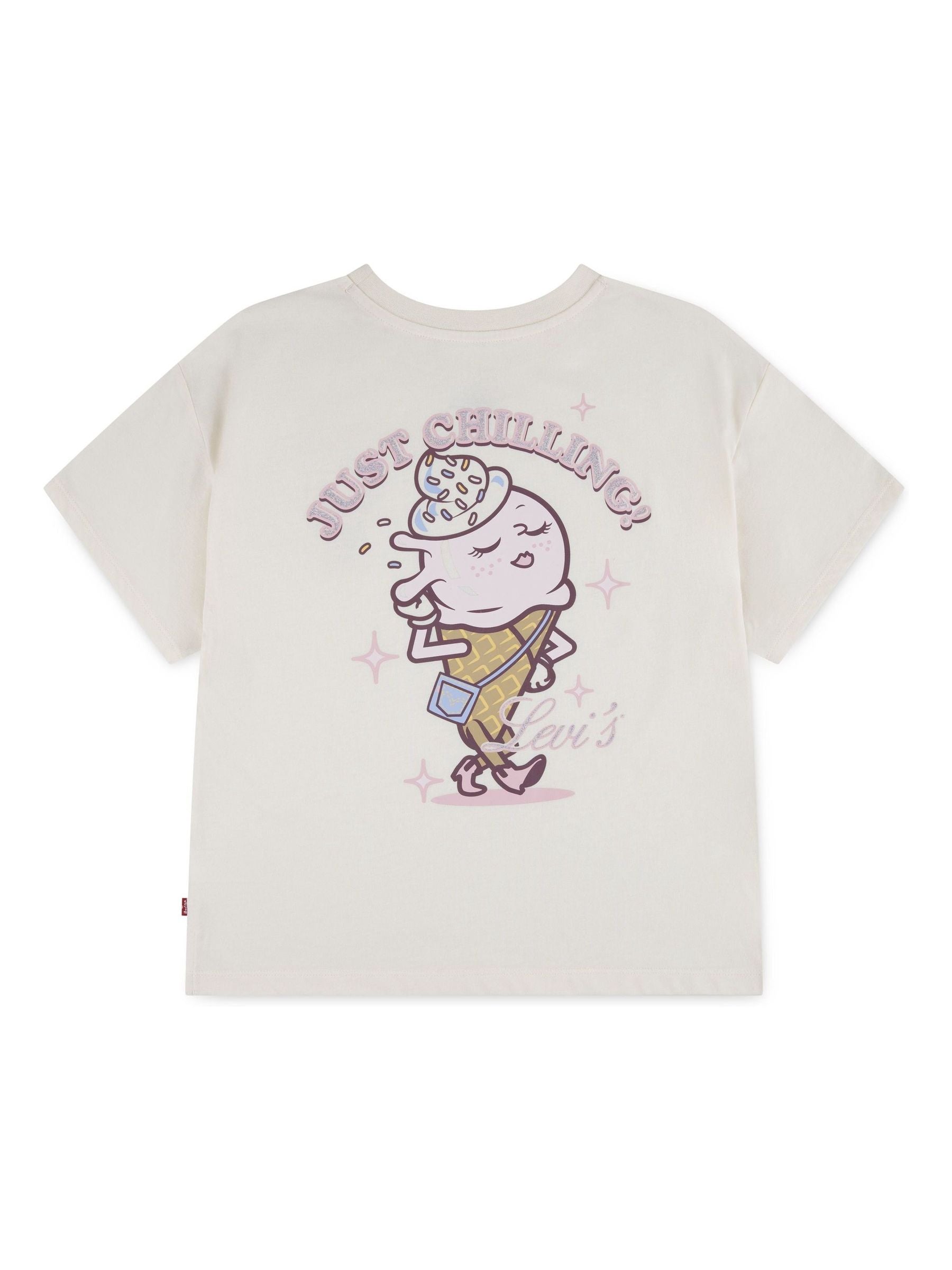 Levi's White Just Chilling Oversized Short Sleeve T-Shirt image 7