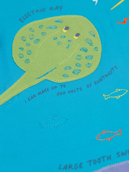Frugi Blue Avery T-Shirt image 4