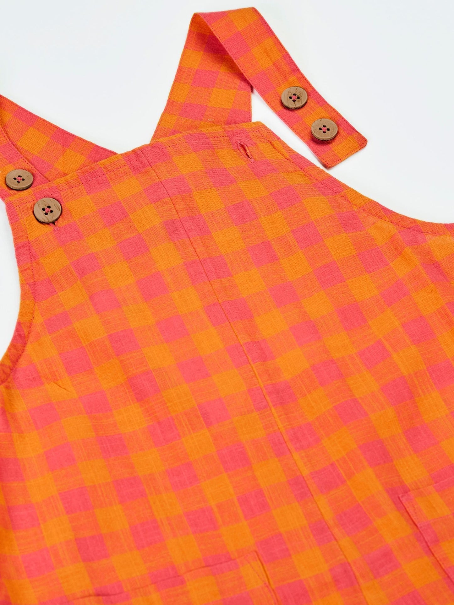 Frugi Orange Saskia Dungaree image 5
