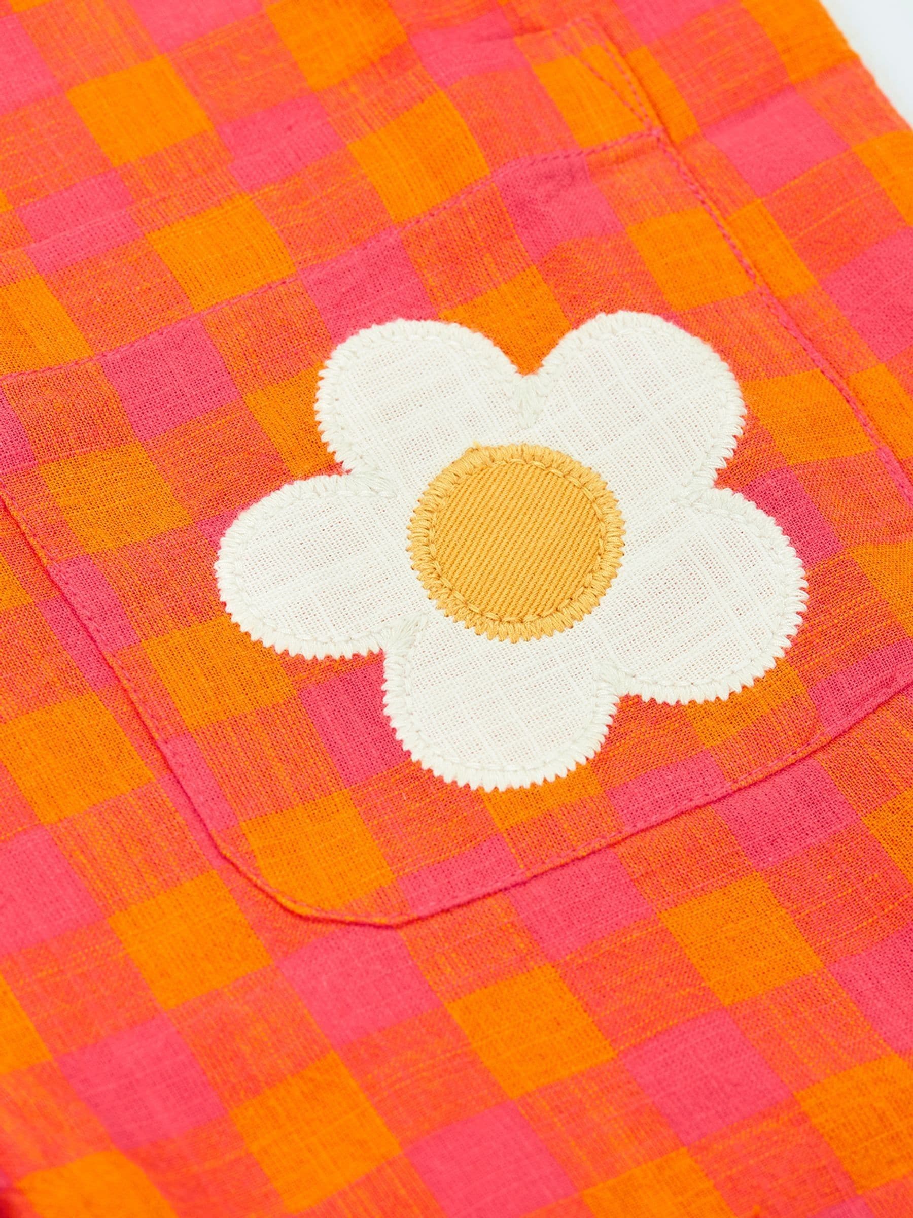 Frugi Orange Saskia Dungaree image 6