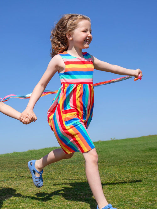Frugi Blue Samantha Summer Dress image 1