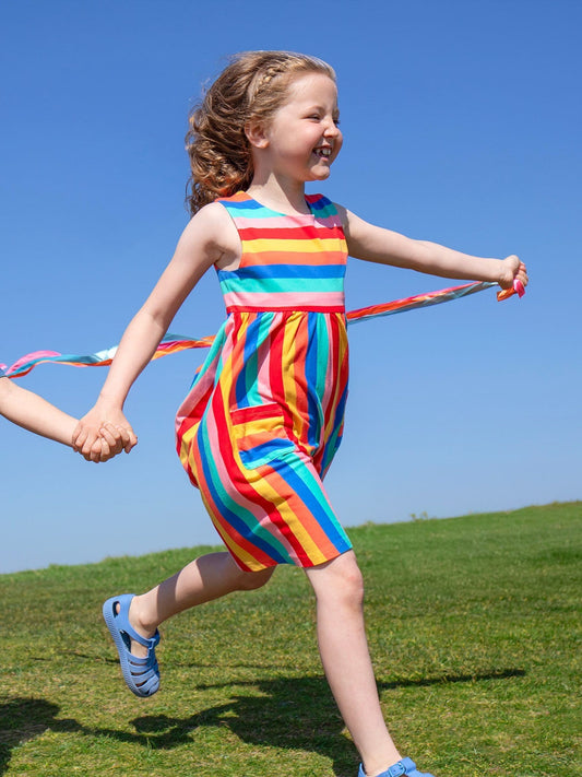 Frugi Blue Samantha Summer Dress image 1