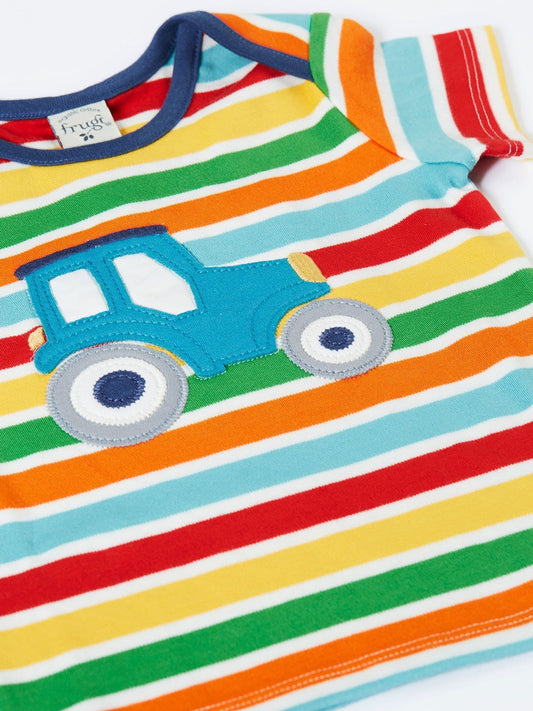 Frugi Blue Bobster Applique T-Shirt image 2