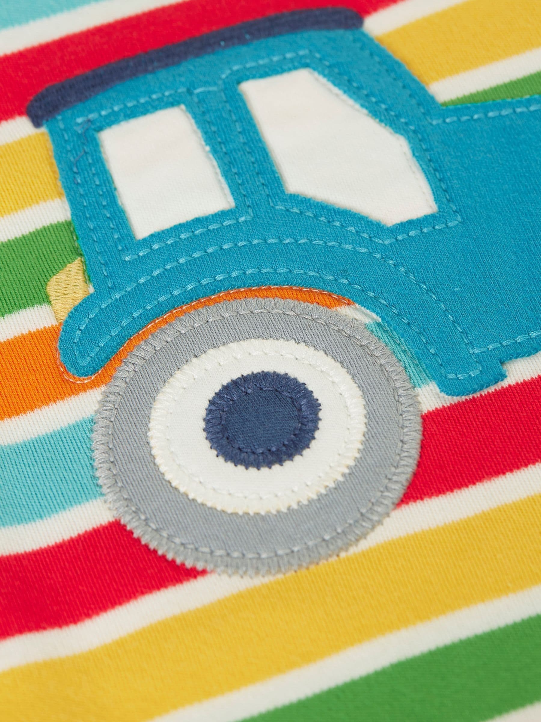 Frugi Blue Bobster Applique T-Shirt image 3