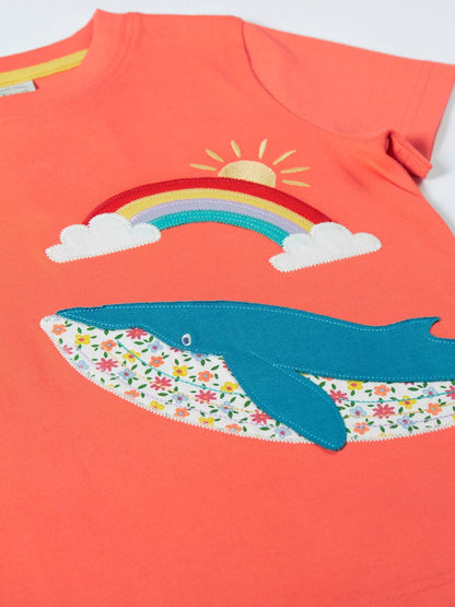 Frugi Red Scout Applique T-Shirt image 3