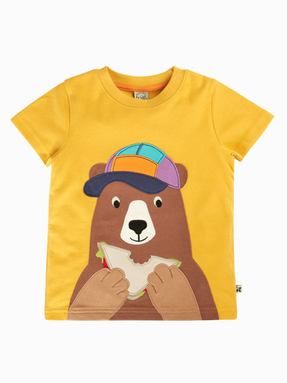 Frugi Yellow Carsen Circular T-Shirt image 2