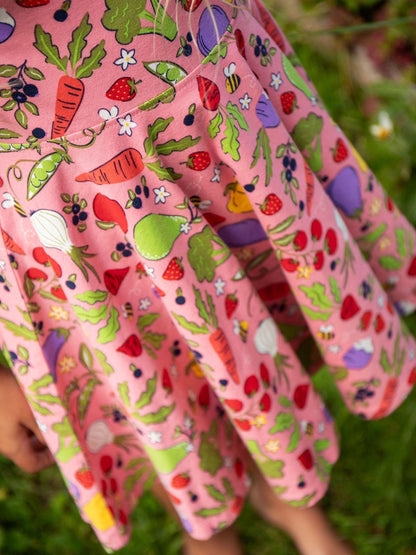 Frugi Pink Spring Skater Dress image 3