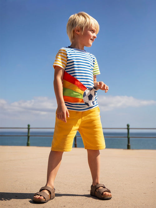 Frugi Blue Hotchpotch Circular T-Shirt image 1