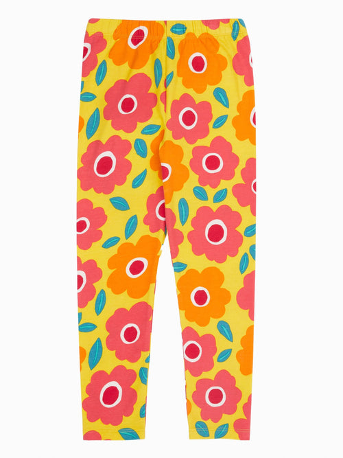 Frugi Yellow Libby Printed Leggings image 1