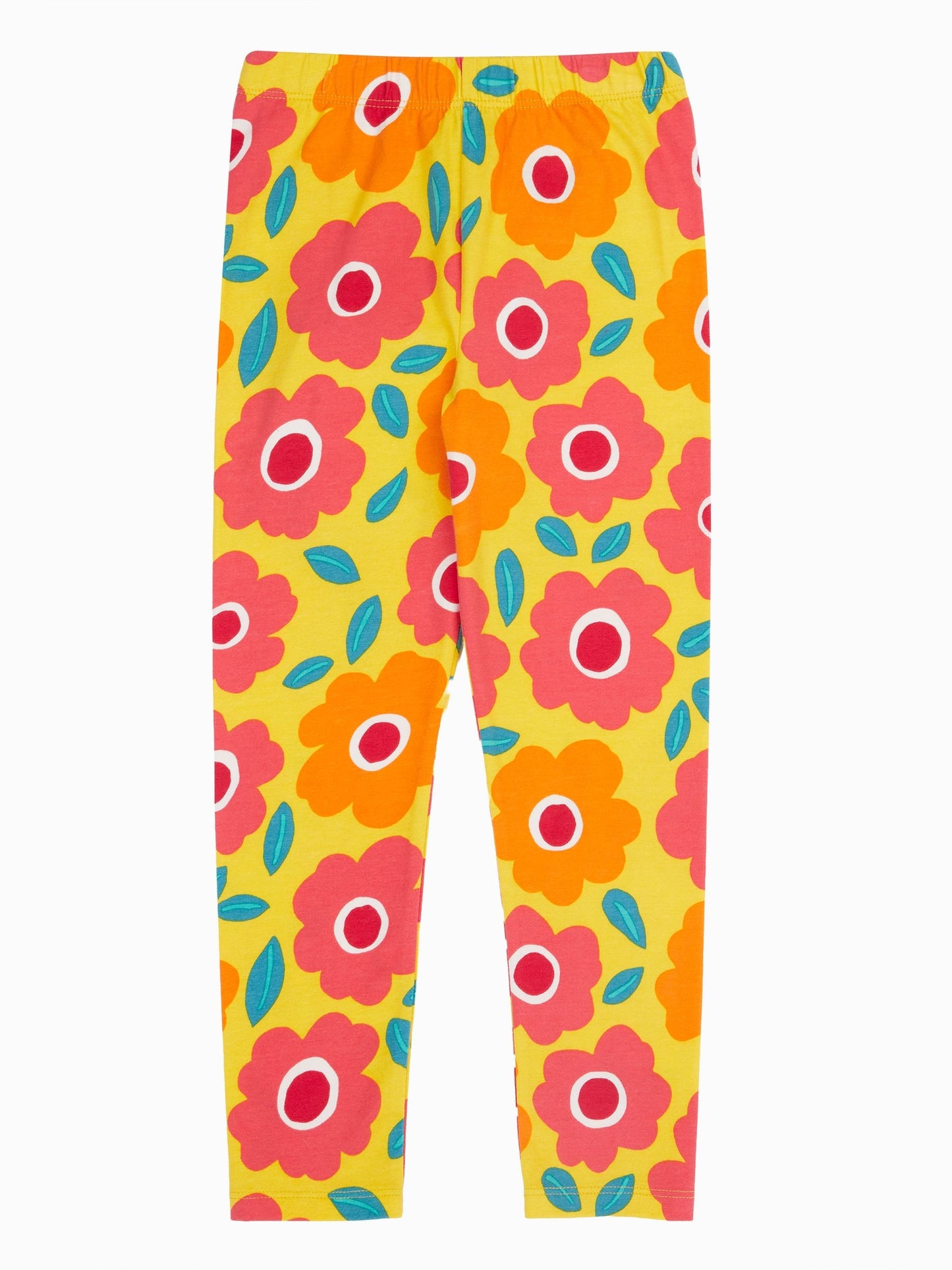 Frugi Yellow Libby Printed Leggings image 1