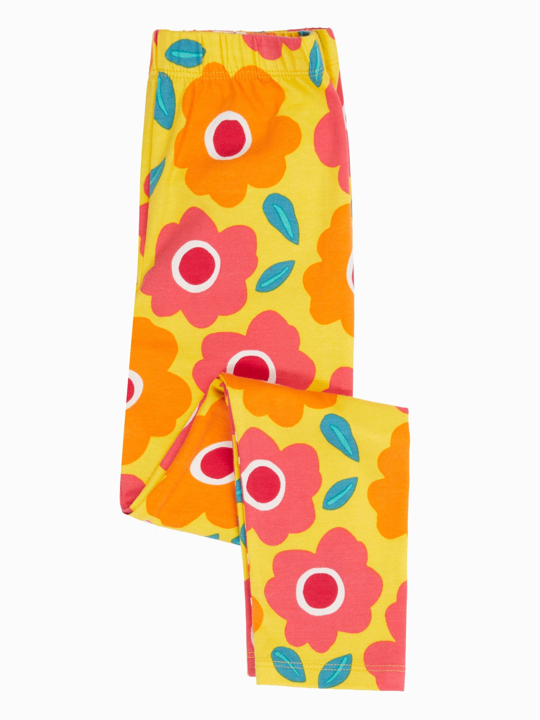 Frugi Yellow Libby Printed Leggings image 2