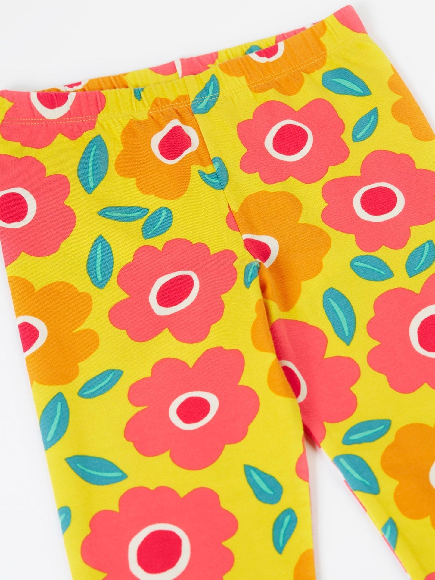 Frugi Yellow Libby Printed Leggings image 3