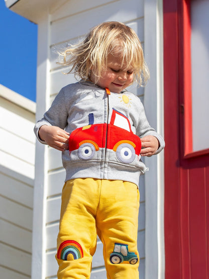 Frugi Yellow Character Joggers image 2