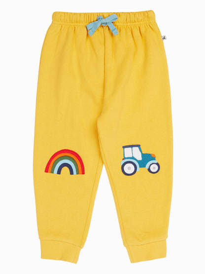 Frugi Yellow Character Joggers image 3
