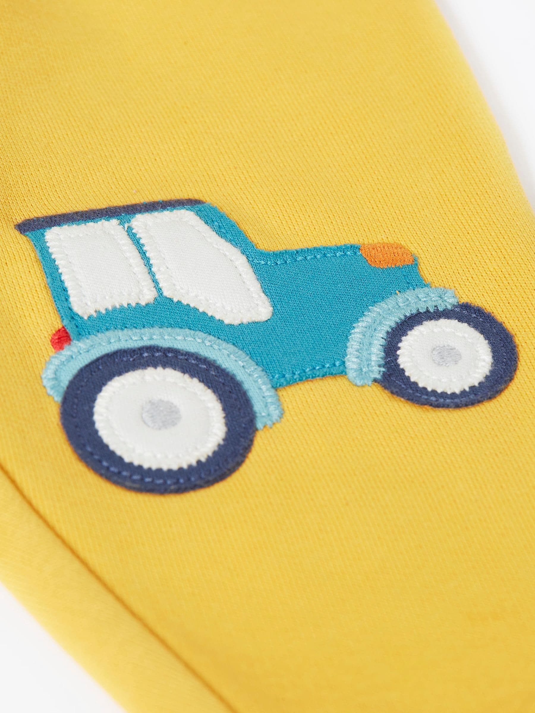 Frugi Yellow Character Joggers image 5