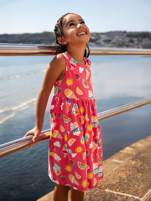 Dsiney Kidz - Frugi Pink Sky Summer Dress image 1