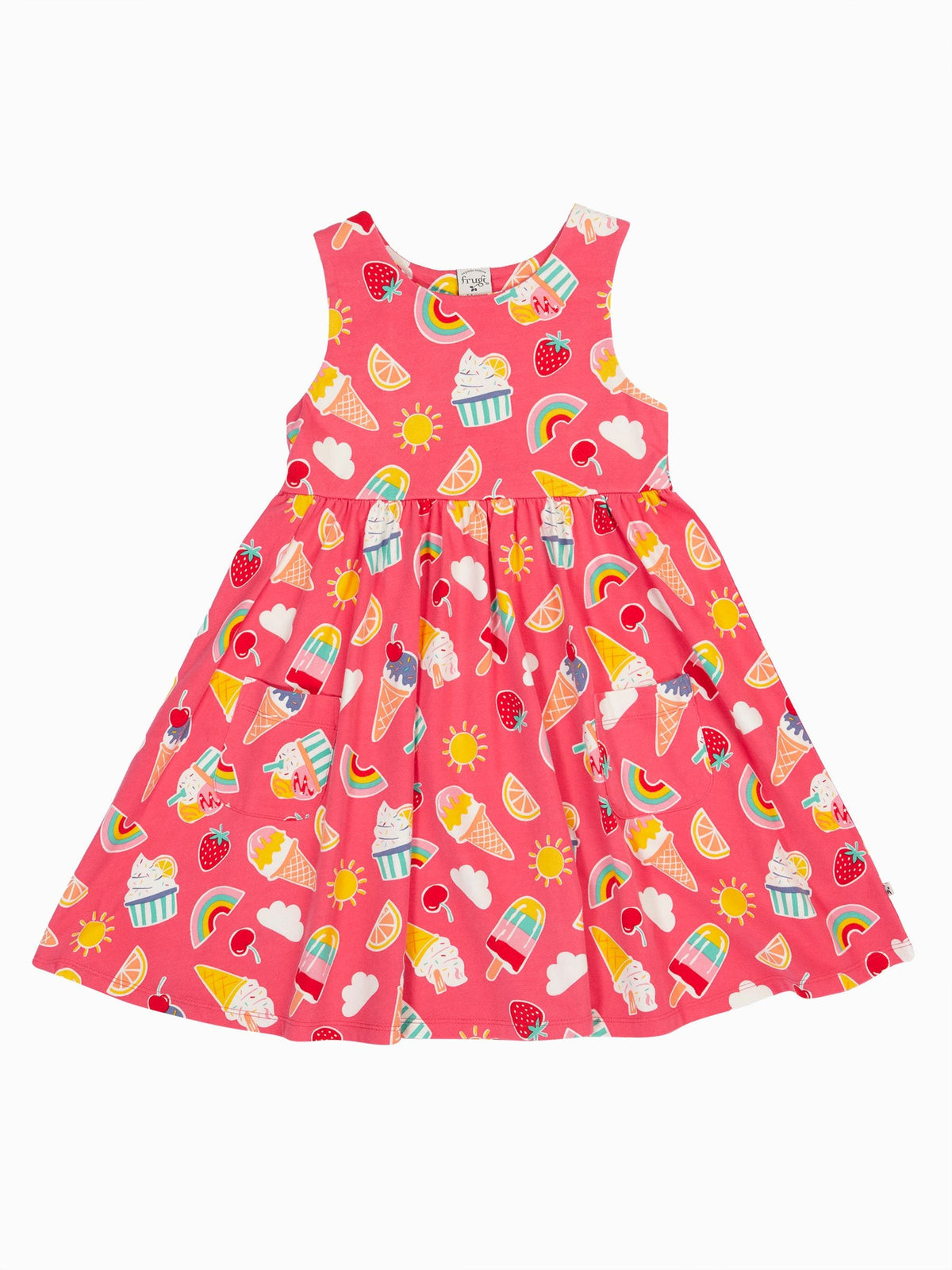 Dsiney Kidz - Frugi Pink Sky Summer Dress image 2