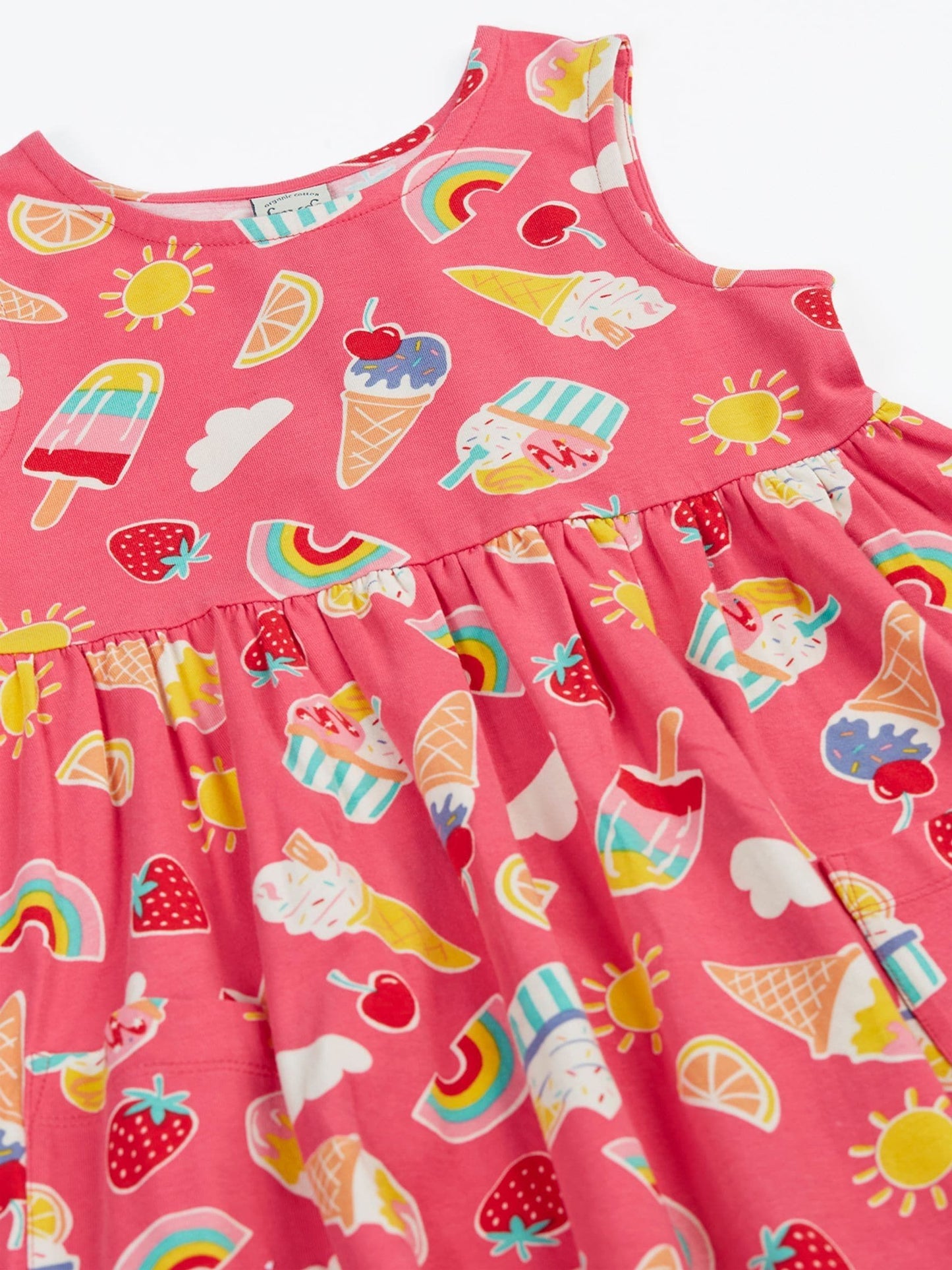 Frugi Pink Sky Summer Dress image 3