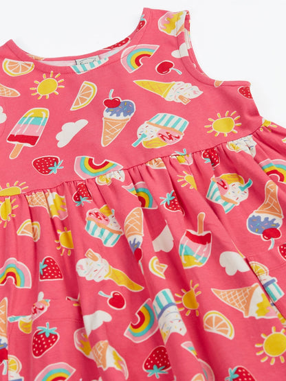 Frugi Pink Sky Summer Dress image 3