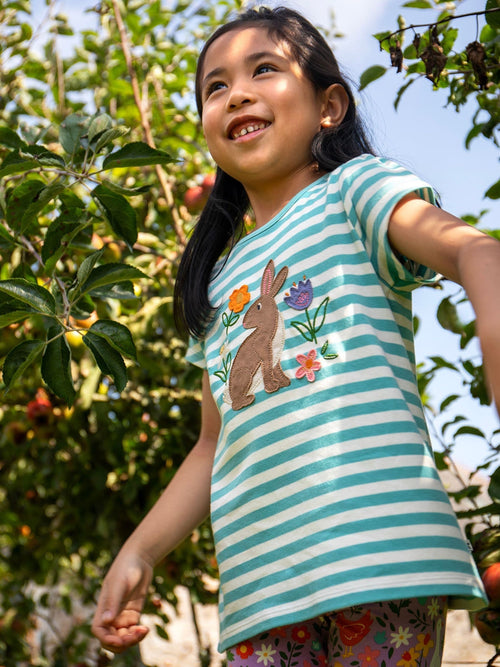 Frugi Blue Lindsey T-Shirt image 1