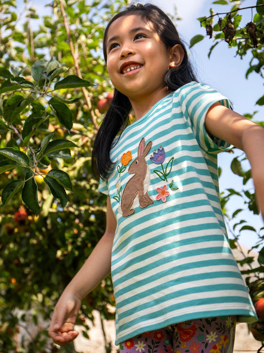 Frugi Blue Lindsey T-Shirt image 1