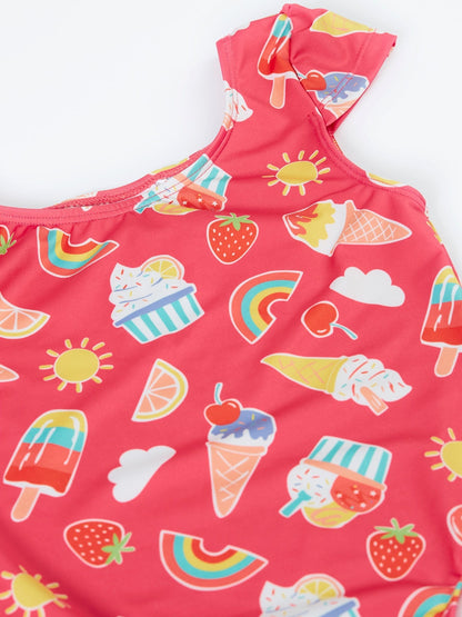 Frugi Pink Marina Swimsuit image 2