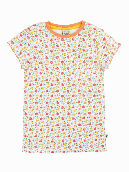 Frugi White Pip Pointelle T-Shirts 2 Pack image 2