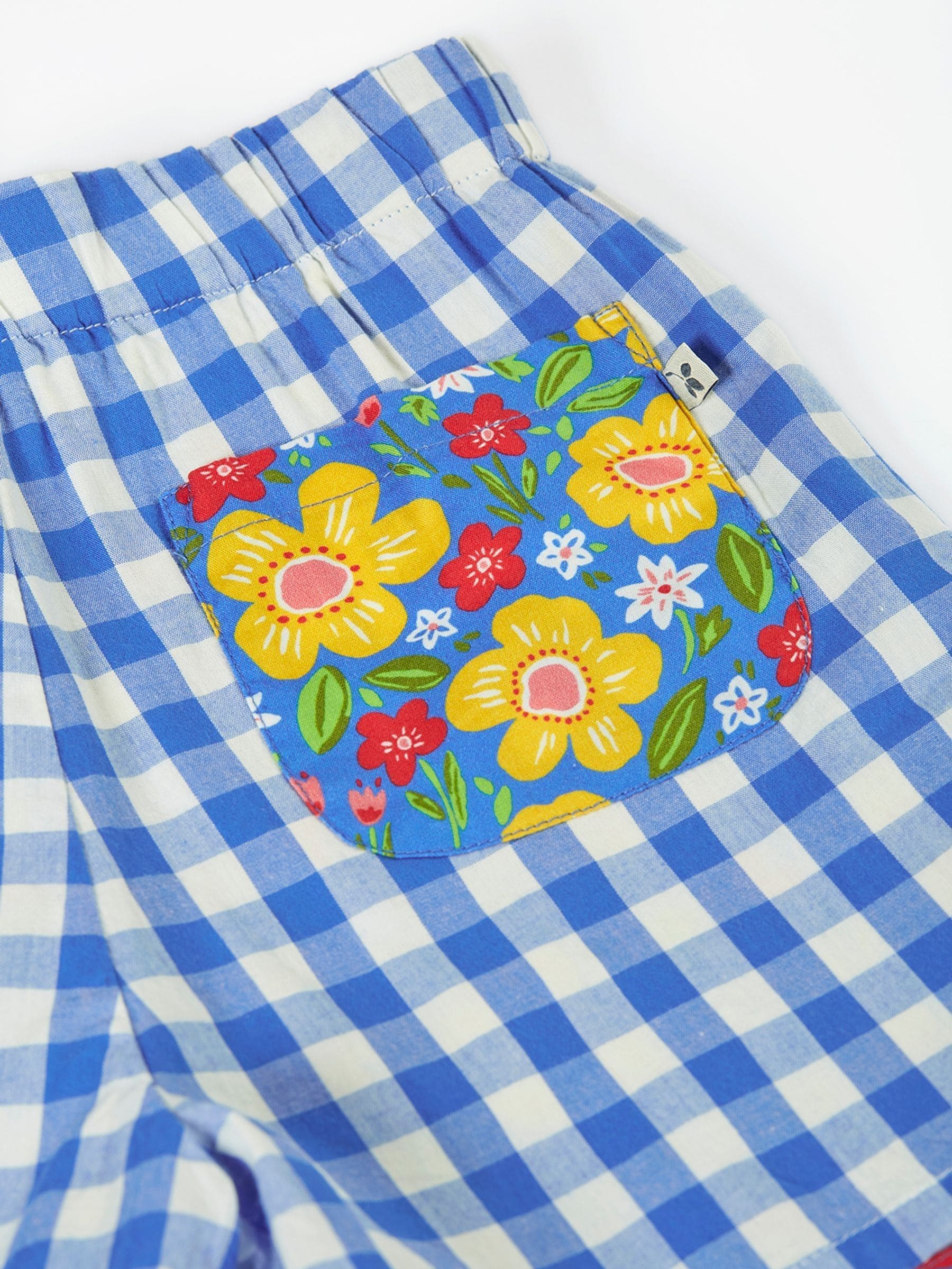 Frugi Blue Raina Reversible Shorts image 5