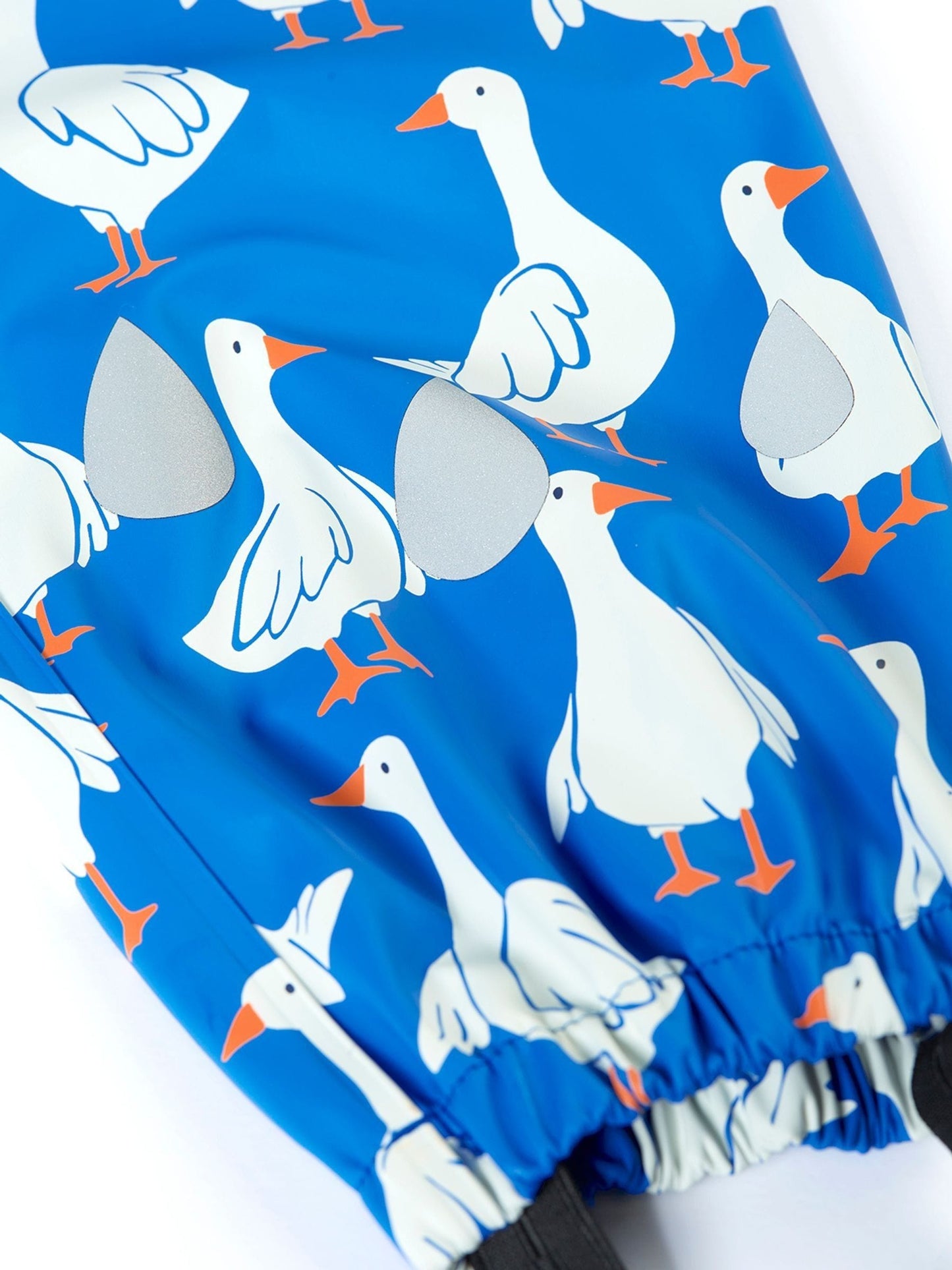 Frugi Blue Puddle Buster Printed Trousers image 4