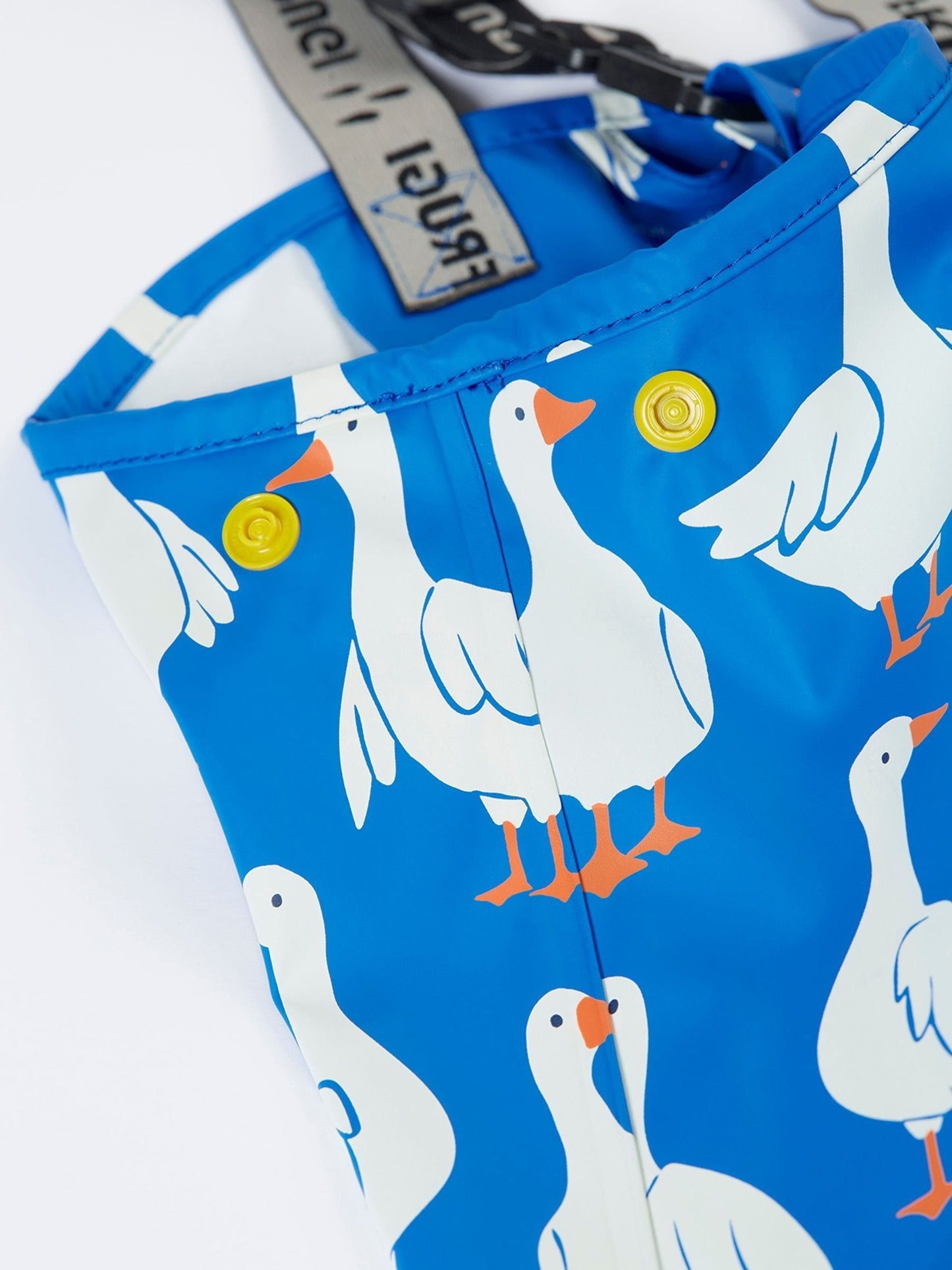 Frugi Blue Puddle Buster Printed Trousers image 5