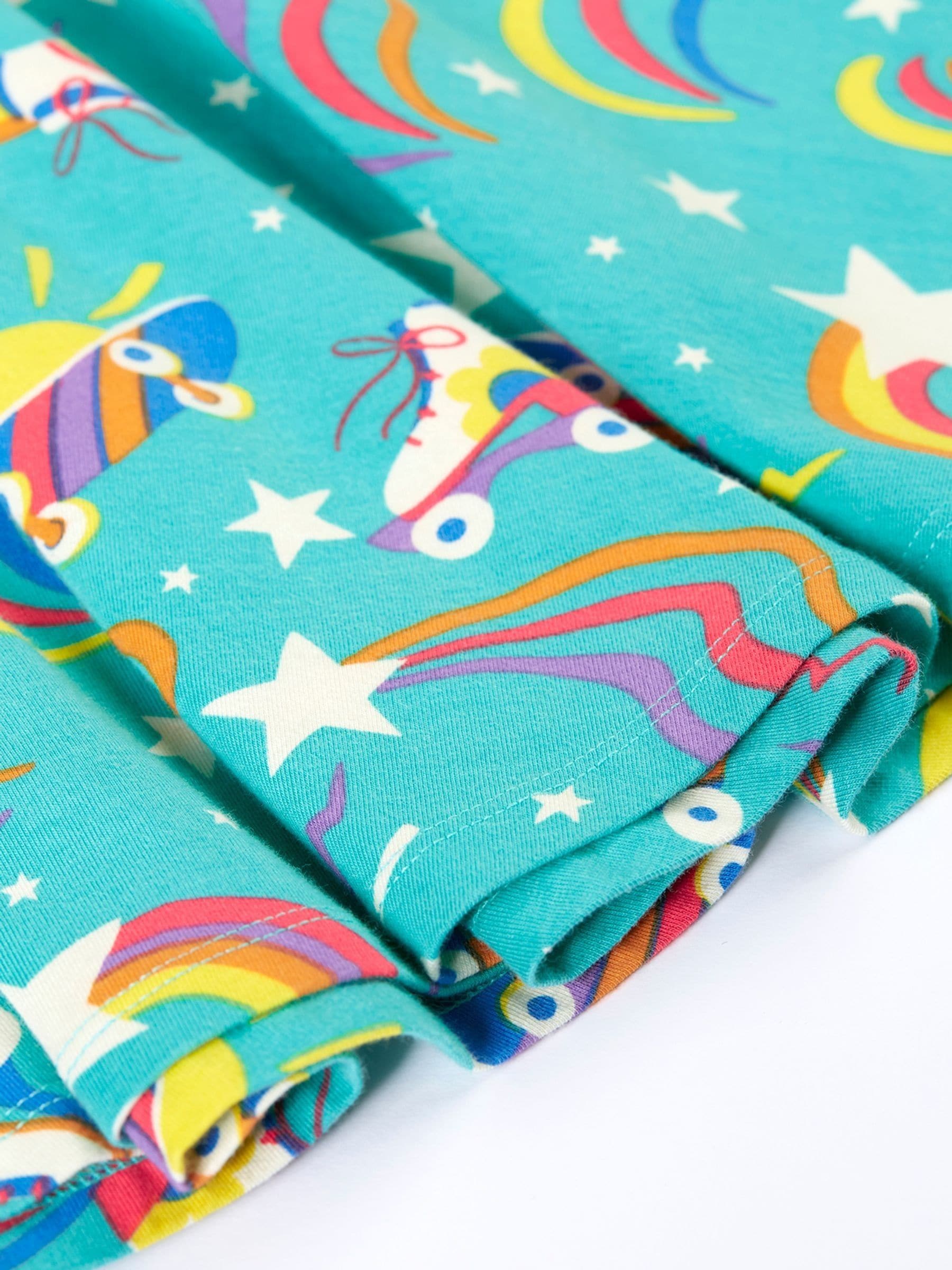 Frugi Blue Sunshine Skater Dress image 5
