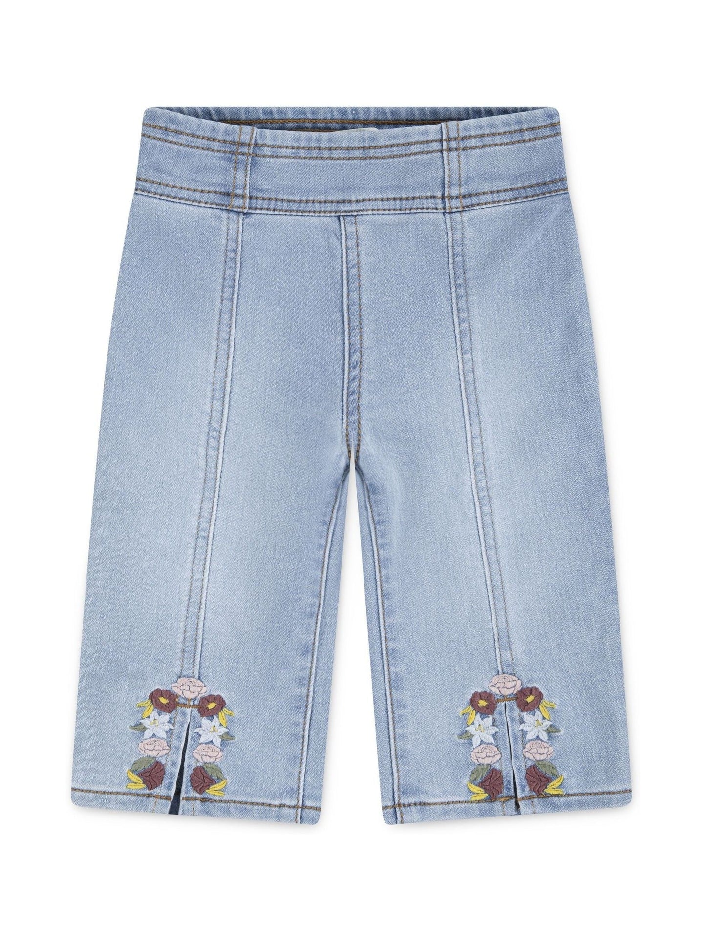 Levi's Blue Pull On Wide Leg Denim Look Trousers image 1