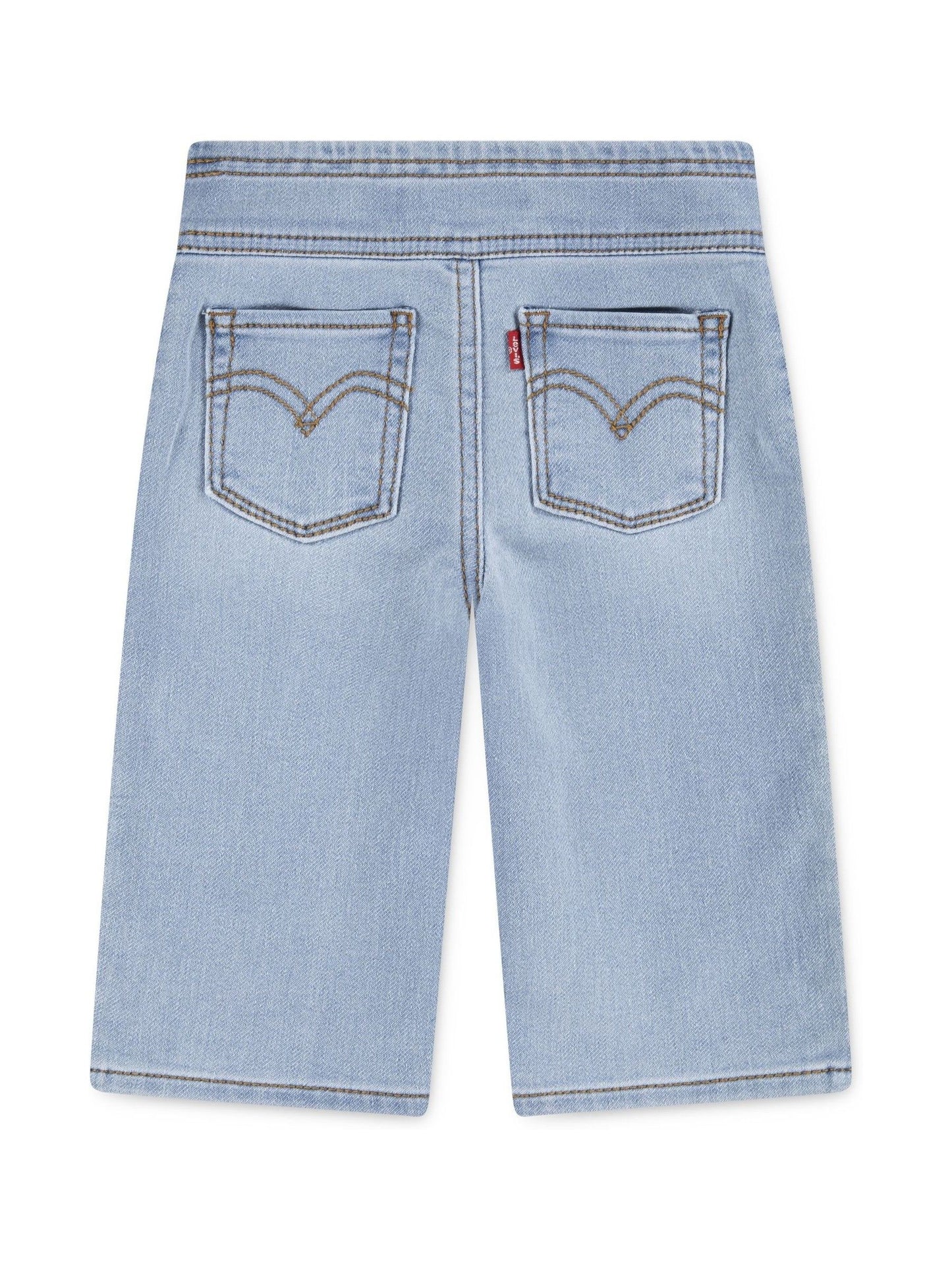 Levi's Blue Pull On Wide Leg Denim Look Trousers image 2