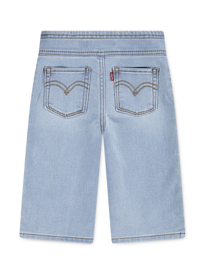Levi's Blue Pull On Wide Leg Denim Look Trousers image 2