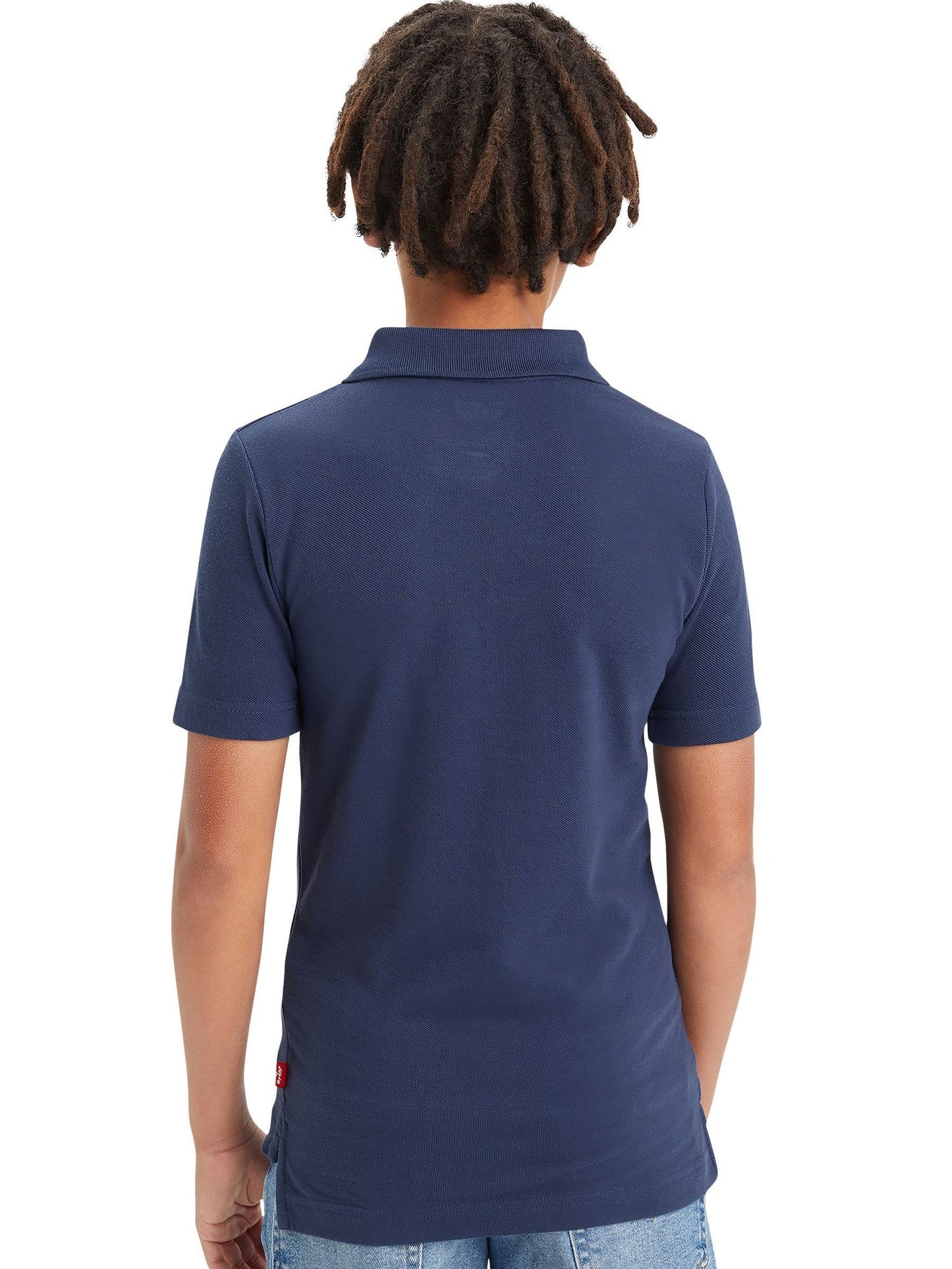Levi's® Blue Batwing Polo Short Sleeve T-Shirt image 2