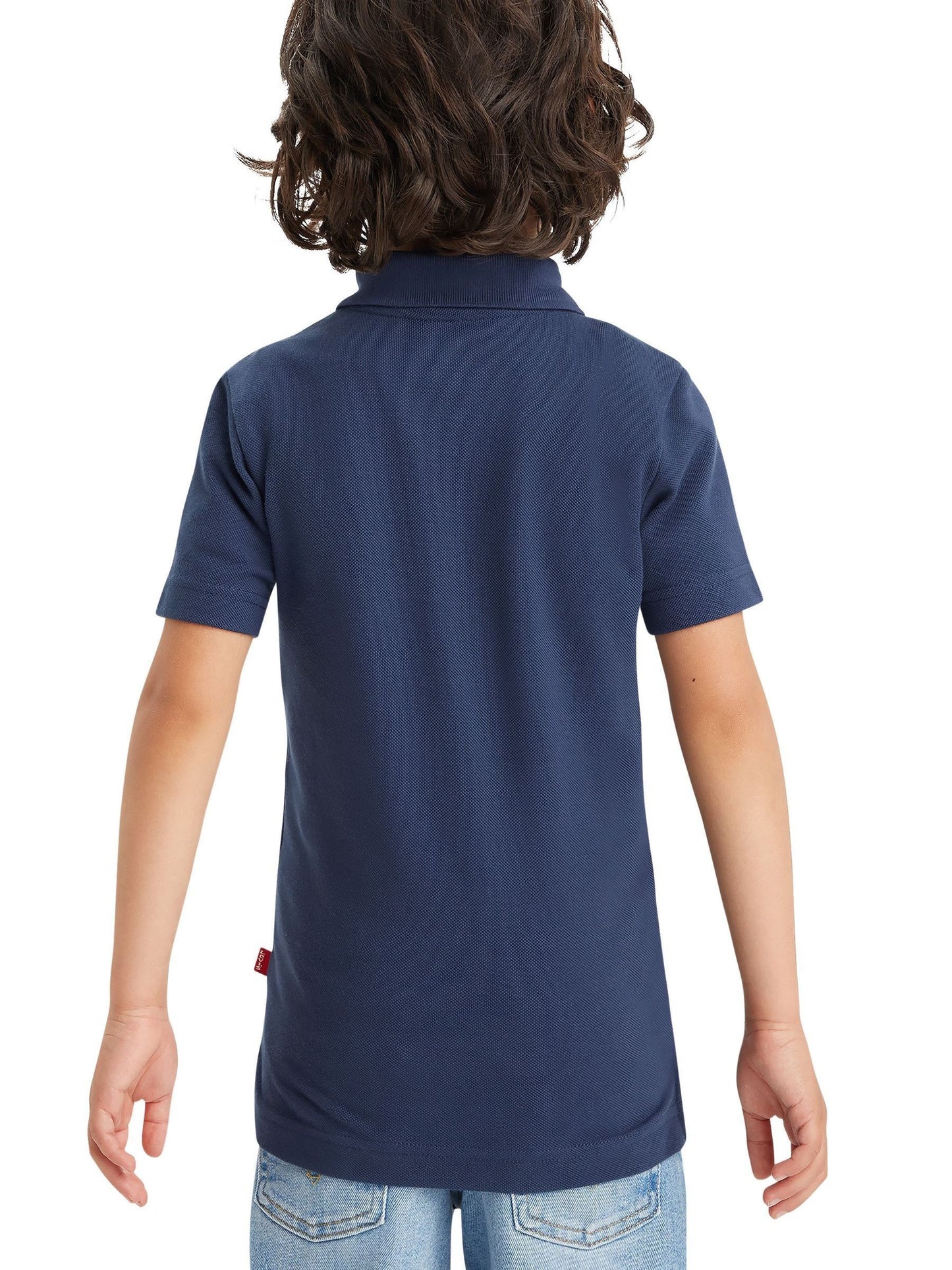 Levi's® Blue Batwing Polo Short Sleeve T-Shirt image 4