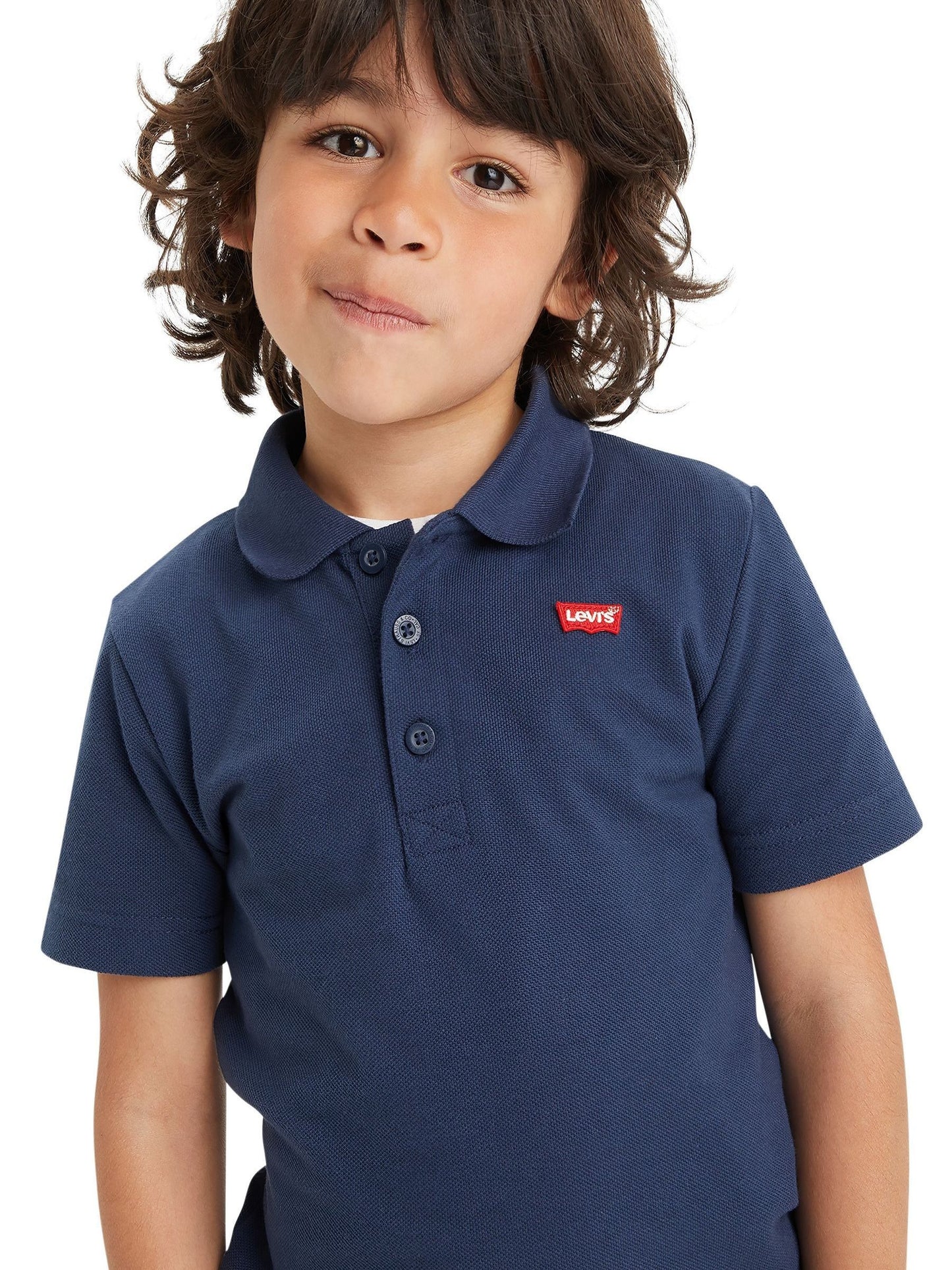 Levi's® Blue Batwing Polo Short Sleeve T-Shirt image 5